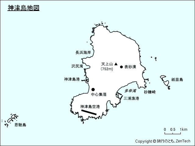 神津島地図