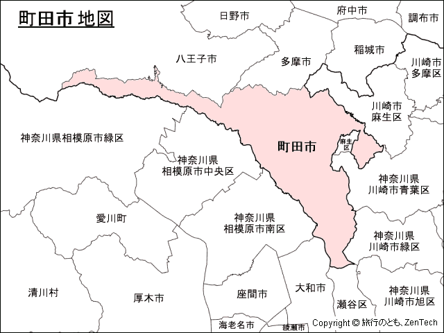 町田市地図