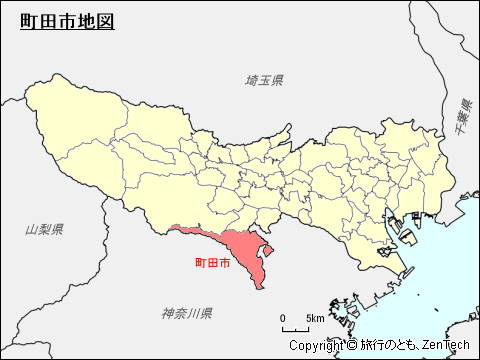 東京都町田市地図