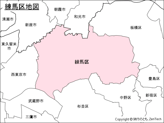 練馬区地図