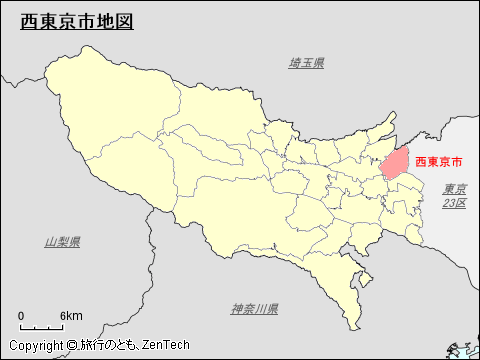 西東京市地図