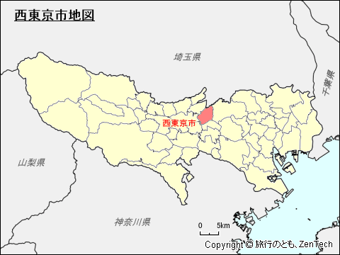 東京都西東京市地図