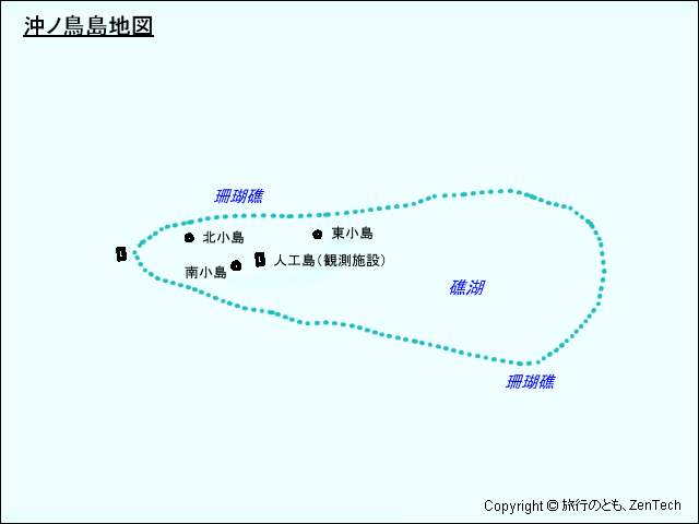 沖ノ鳥島地図