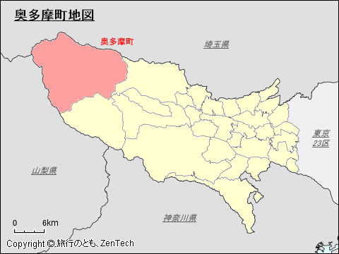 奥多摩町地図