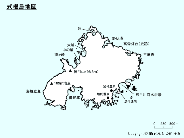 式根島地図