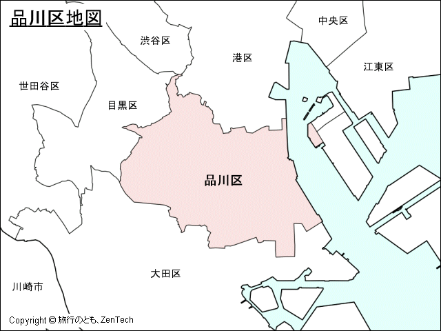 品川区地図