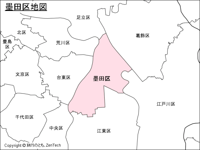東京都墨田区地図