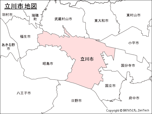 立川市地図