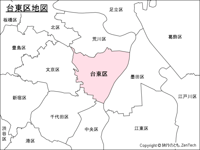 台東区地図