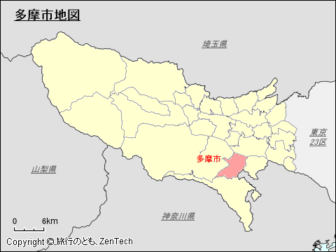 多摩市地図