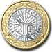 フランス 1ユーロ 硬貨