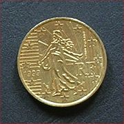 フランス １０セント 硬貨 裏面 ユーロ
