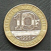 フランスのコイン・硬貨（フラン、サンチーム） - 旅行のとも、ZenTech