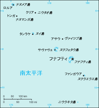 ツバル地図