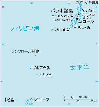 パラオ地図