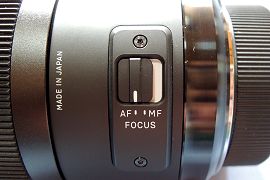 AF/MF 切換スイッチ