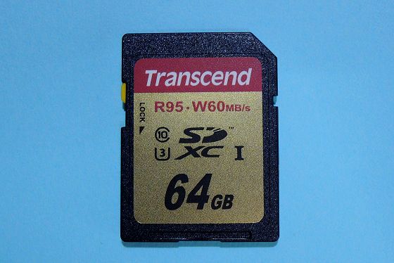 SDXCカード トランセンド TS64GSDU3