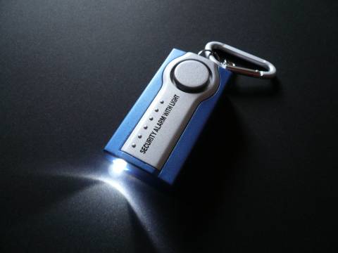 LEDライト付き防犯ブザー