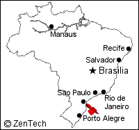 クリチーバ地図