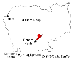 プノンペン地図