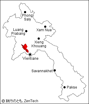 ビエンチャン地図