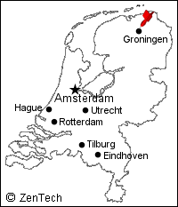 フローニンゲン地図
