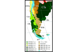 アルゼンチン気候区分地図