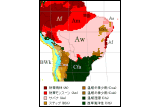 ブラジル気候区分地図