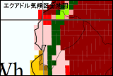 エクアドル気候区分地図