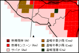 エルサルバドル気候区分地図