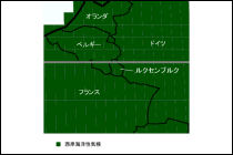 ルクセンブルク気候地図