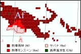 パプアニューギニア気候区分地図