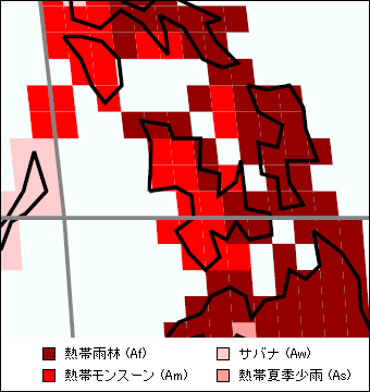 パナイ島気候区分地図