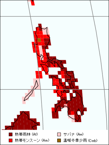 フィリピン気候区分地図