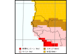 セネガル気候区分地図