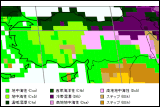 トルコ気候区分地図