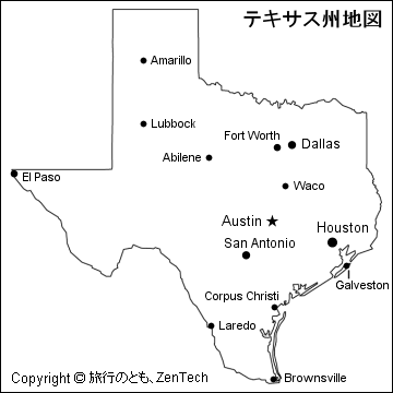 テキサス州地図