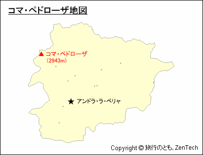 コマ・ペドローザ地図