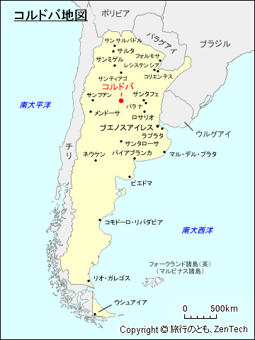 コルドバ地図