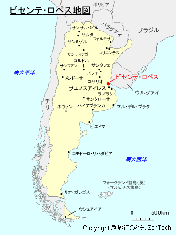 ビセンテ・ロペス地図