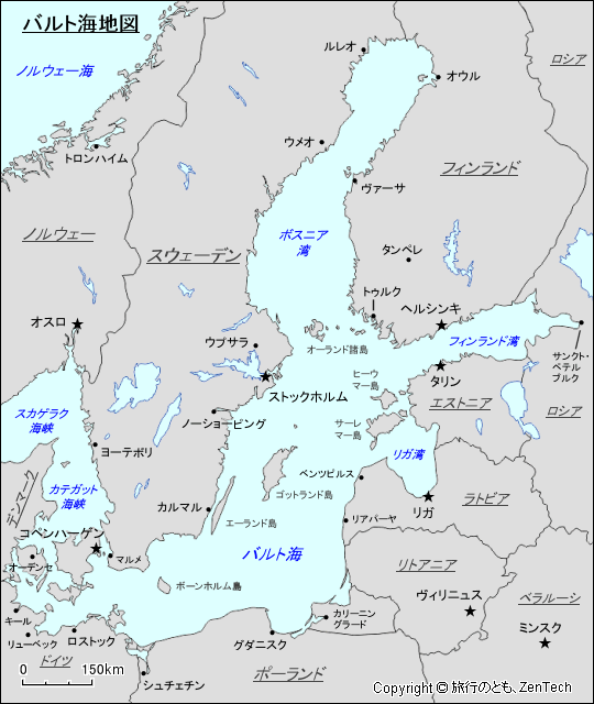 バルト海地図