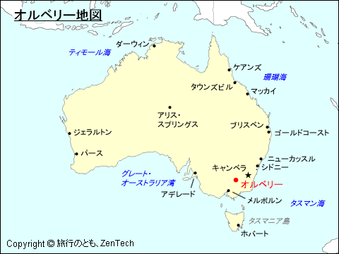 オルベリー地図