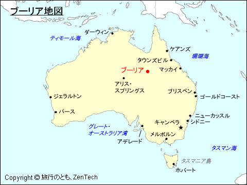 ブーリア地図