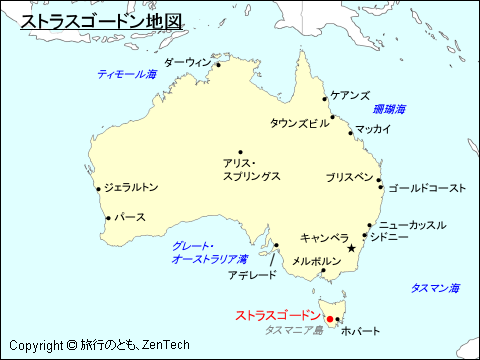 ストラスゴードン地図
