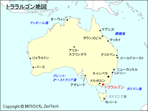 トララルゴン地図