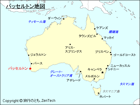 バッセルトン地図