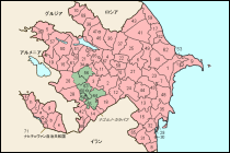アゼルバイジャン県区分地図