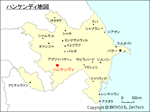 ハンケンディ地図
