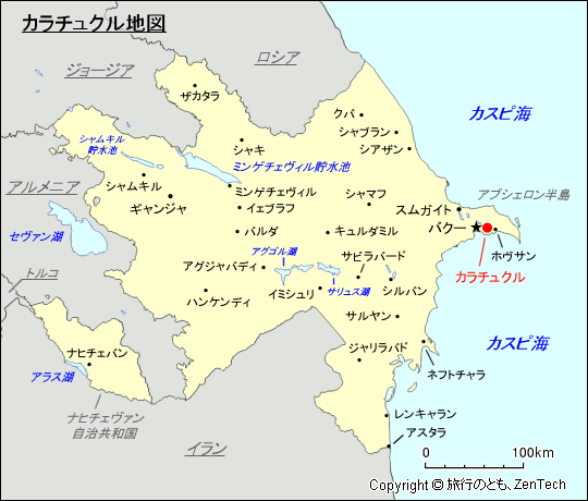カラチュクル地図