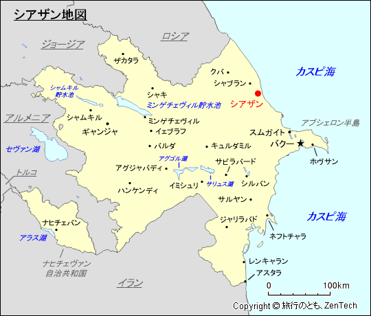 シアザン地図